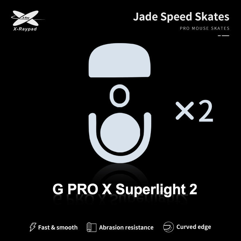 Глайди для миші X-Raypad Jade Speed Mouse Skates для Logitech G Pro X Superlight 2 / PRO X2 Superstrike