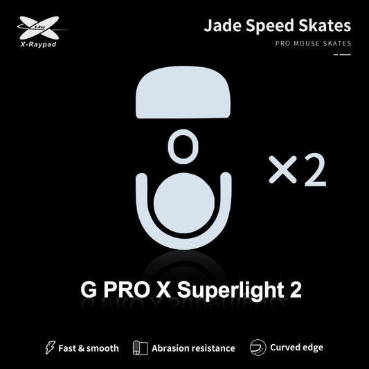 Глайди для миші X-Raypad Jade Speed Mouse Skates для Logitech G Pro X Superlight 2 / PRO X2 Superstrike