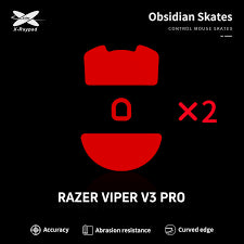 Глайди для миші X-Raypad Obsidian Control Mouse Skates для Razer Viper V3 Pro