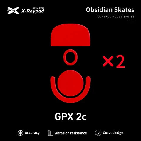 Глайди для мишки X-Raypad Obsidian Skates for G PRO X SUPERLIGHT 2c