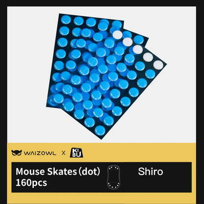 Глайди для мишки WAIZOWL × KIBU Mouse Skates (DOT) 160 шт.