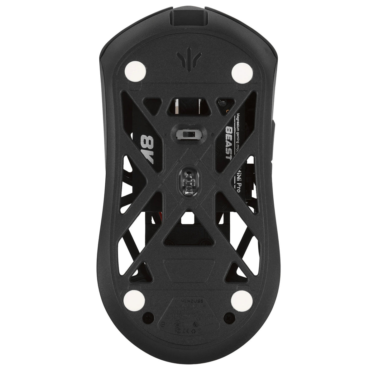 Мишка ігрова WLMOUSE Beast X Mini Pro Solid Slides
