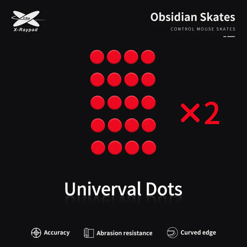 Глайди для мишки X-Raypad Obsidian Universal Dots Control Skates