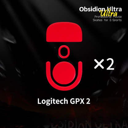 Глайди для мишки X-Raypad Obsidian Ultra Skates для Logitech G Pro X Superlight 2/ PRO X2 Superstrike