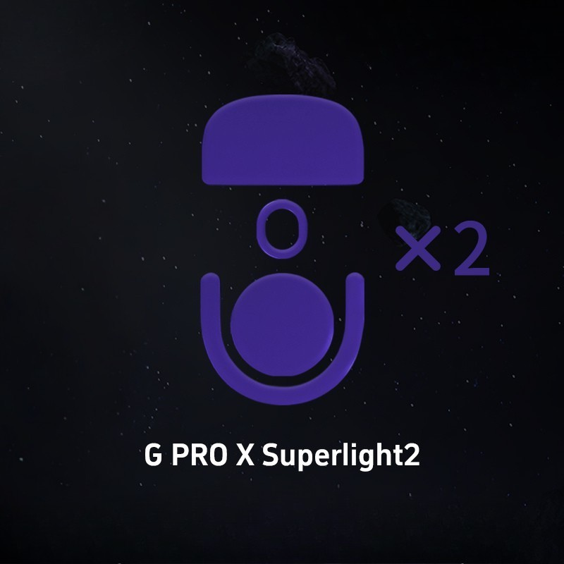 Глайди для мишки X-Raypad Obsidian Air Skates for Logitech GPX2 / X2 SUPERSTRIKE