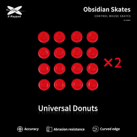Глайди для мишки X-Raypad Obsidian Universal Donuts Control