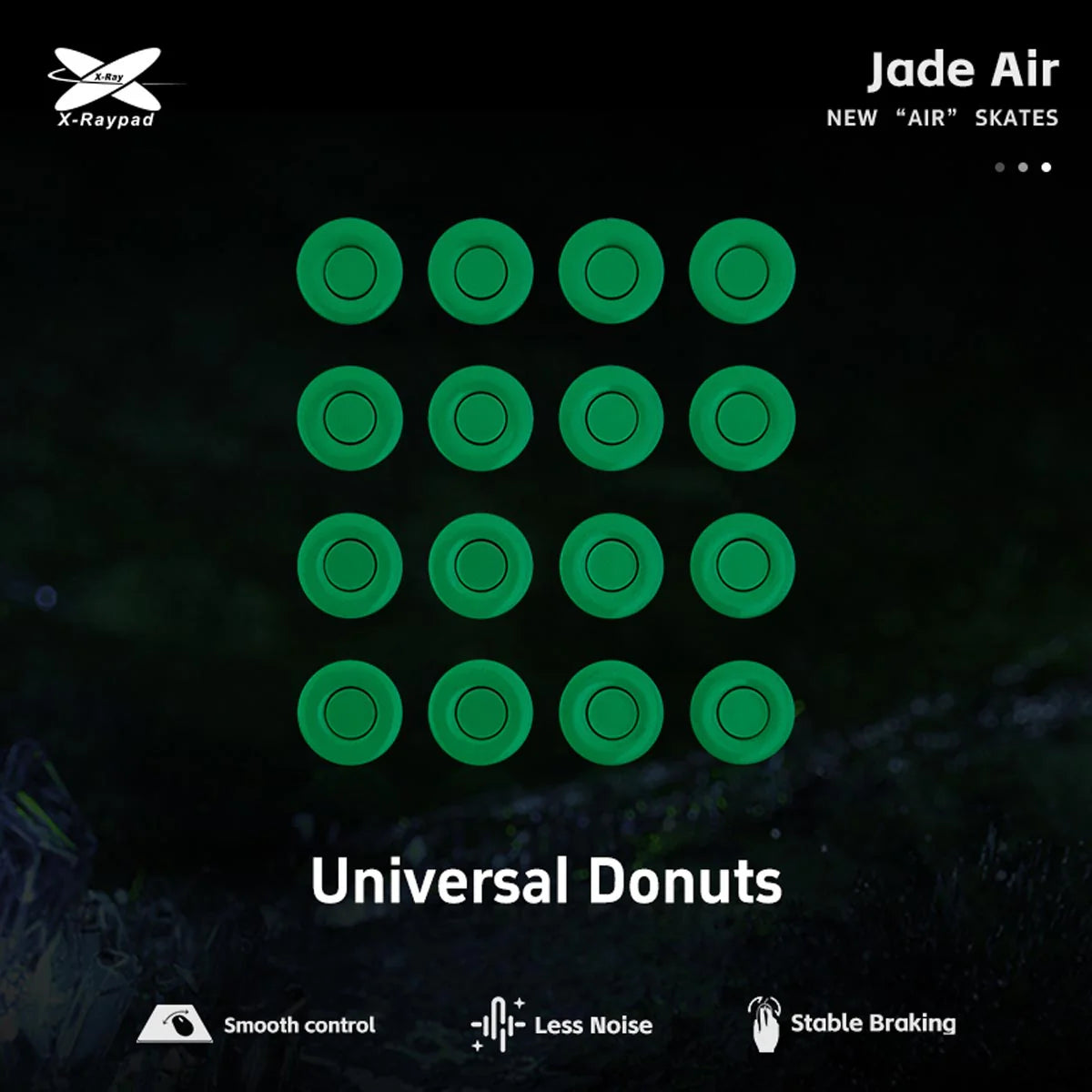 Глайди для мишки X-Raypad Jade Air Universal Donuts