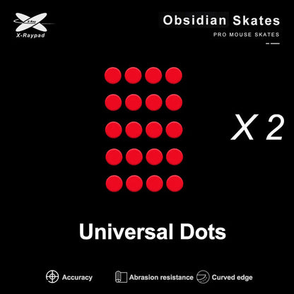 Глайди для мишки X-Raypad Obsidian Universal Dots Control Skates