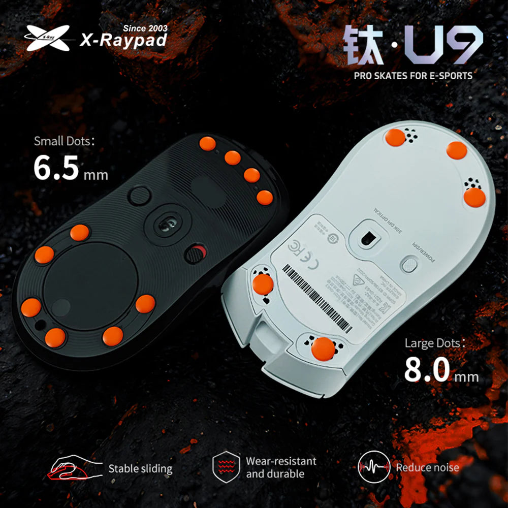 Глайди для мишки X-Raypad U9 Air 8mm Dots Skates