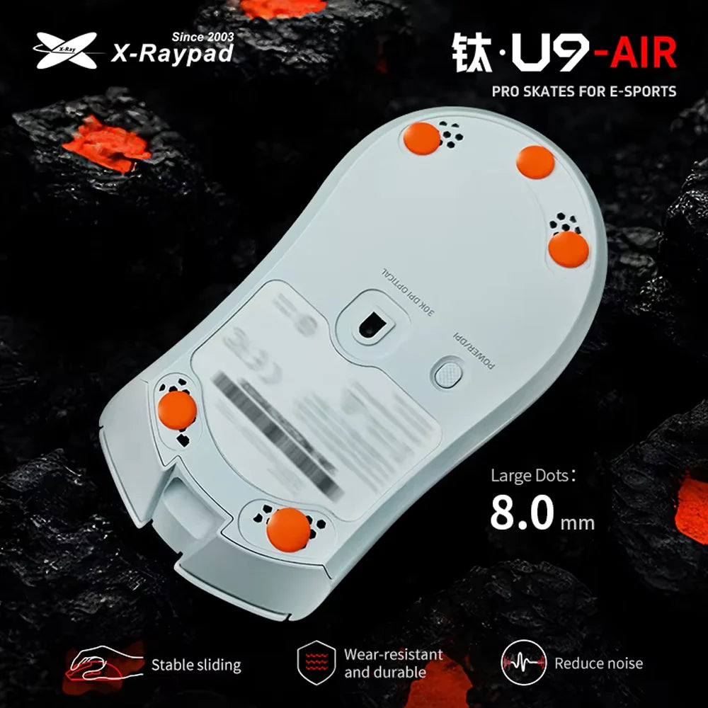 Глайди для мишки X-Raypad U9 Air 8mm Dots Skates